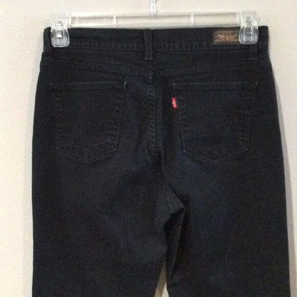 Levi's Black Perfectly Slimming Bootcut 512 Jeans Size 12 - Picture 5 of 16